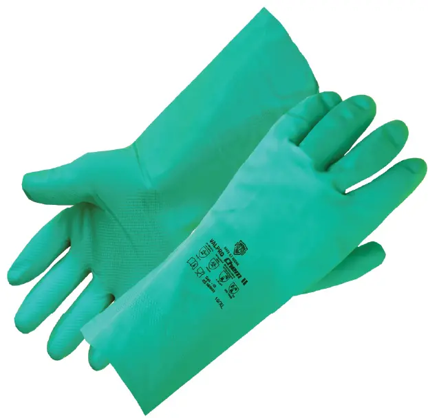 Valpro Chem Ii Flock-Lined Nitrile Gloves (15 Mil, 0.38 Mm) 1