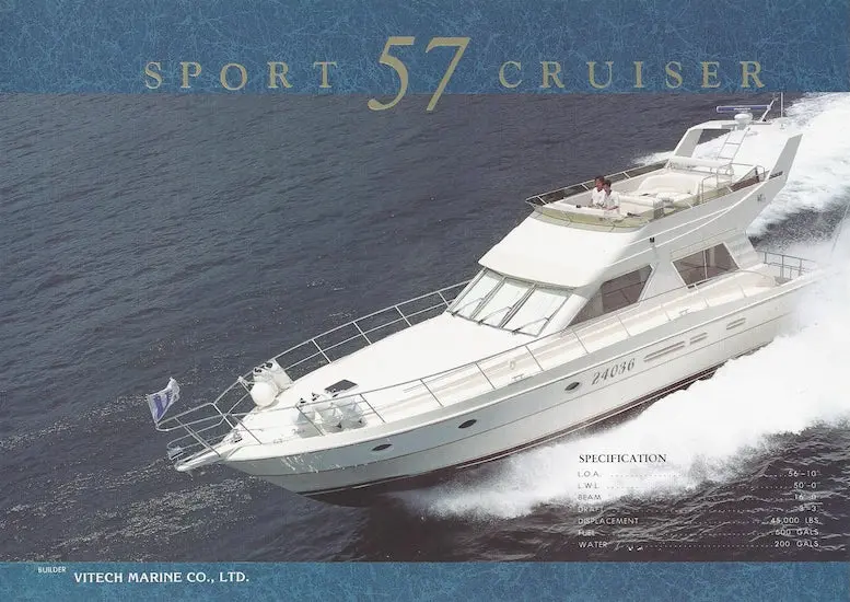 Vitech 55 Foot Sport Cruiser Technical Datasheet 1