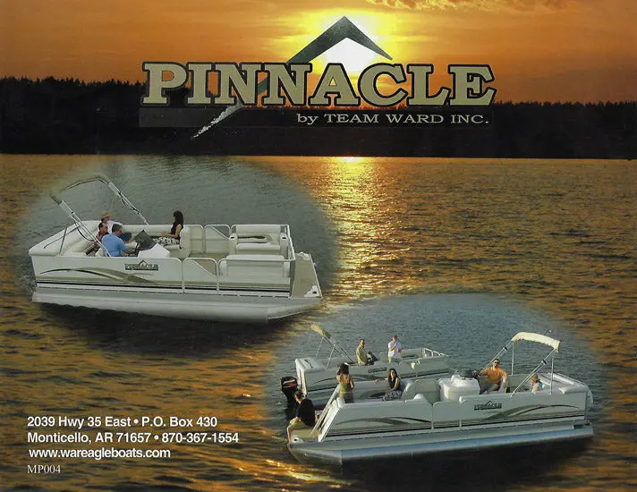 War Eagle Pinnacle 2004 Pontoon Boat Specifications 1
