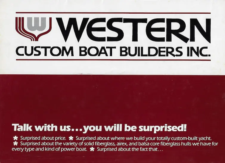 Western Yachts 64 Foot Cruiser Brochure 1