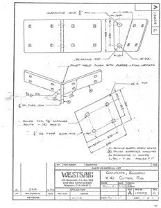Westsail 42 Backstay Chainplate Installation Diagram 1