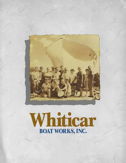 Whiticar Boat Works Vintage Brochure 1