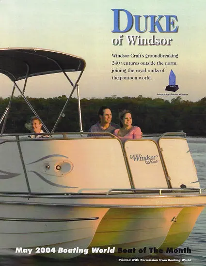 Windsor Craft 240 Boat Review – Boating World Magazine Reprint 1