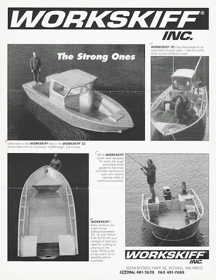 Workskiff 1990S Utility Boat Brochure 1