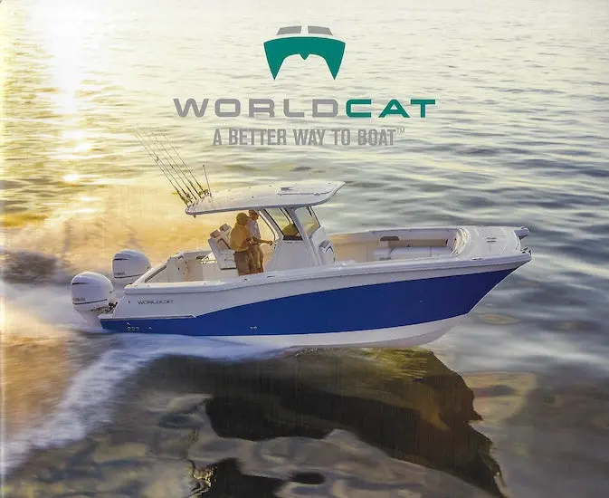 World Cat 2017 Dual Console Catamaran Brochure 1