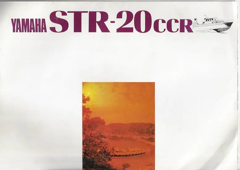 Yamaha Str-20 Ccr Owner'S Brochure (1970S) 1