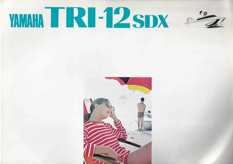 Yamaha Tri-12Sdx Trike Jet Ski Brochure 1