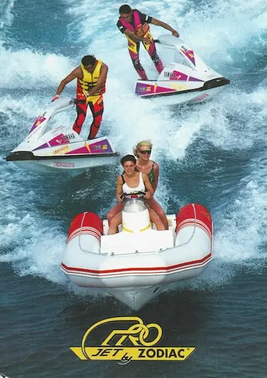 Zodiac Pro Jet 1994 Inflatable Brochure 1