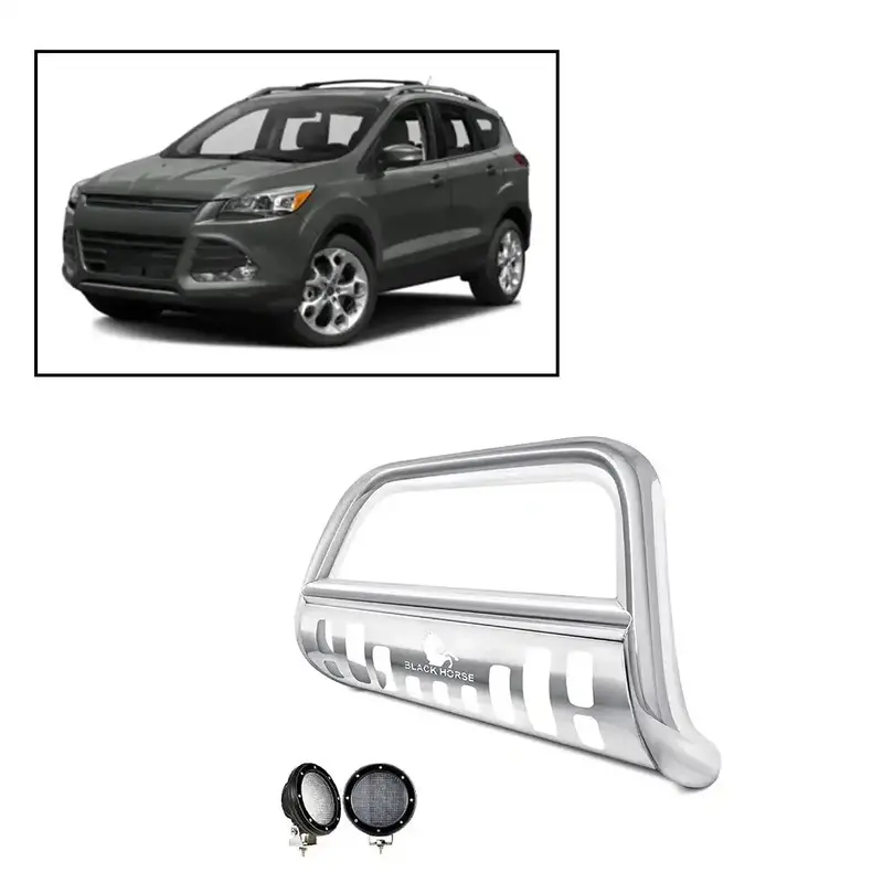 Black Horse Off-Road Bb048809-Sp-Plfb Stainless Steel Skid Plate – Full-Frame Protection 1