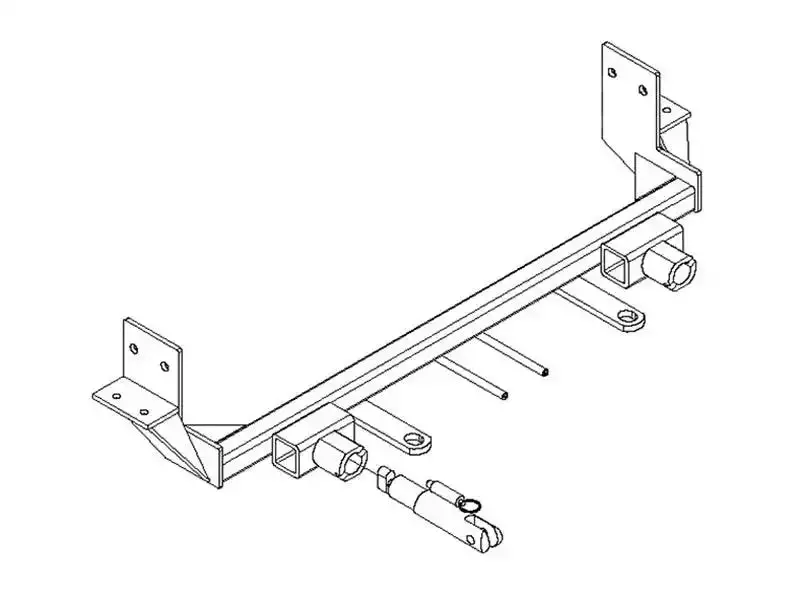 Blue Ox Bx3759 Tow Bar Base Plate – Removable Tabs, 3,500-Lb Rated Hitch Mount 1