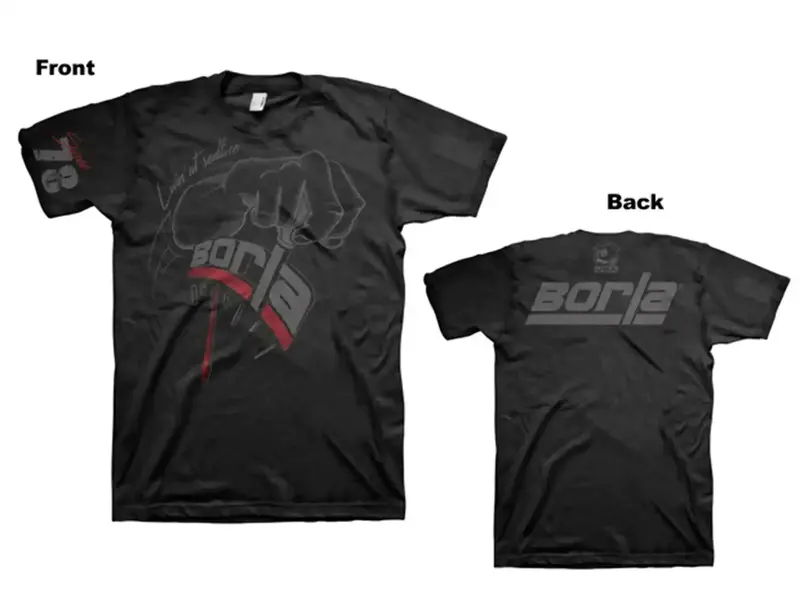 Borla 21568 Men’S Charcoal Shifter Graphic T-Shirt – Small 1