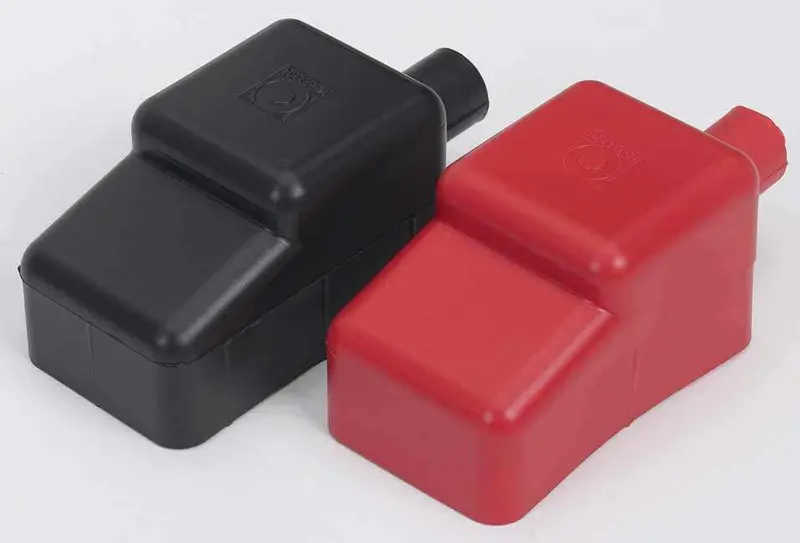 Bulk-Pack Black Battery Terminal Covers – Protective Insulating Caps 1