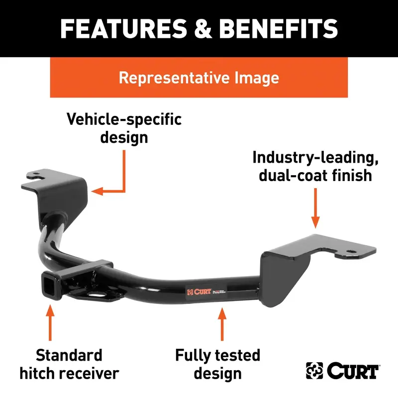 Curt Class I Trailer Hitch For Honda Odyssey And Isuzu Oasis 1