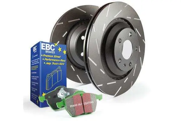 Ebc S2Kf1082 Slotted Brake Rotors – Precision-Cut Narrow Slots Reduce Wind Noise 1