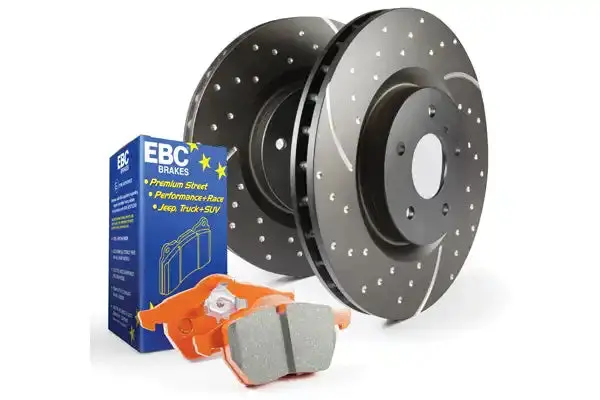 Ebc Sport Slotted Brake Rotors – Wide-Groove Design For Enhanced Cooling And Fade Resistance (Model S8Kf1035 Gd) 1