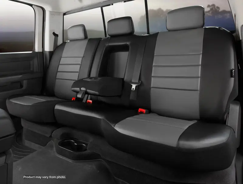 Fia Sl62-50 Gray Leatherette Rear Seat Cover – Custom Fit, Sl60 Series 1