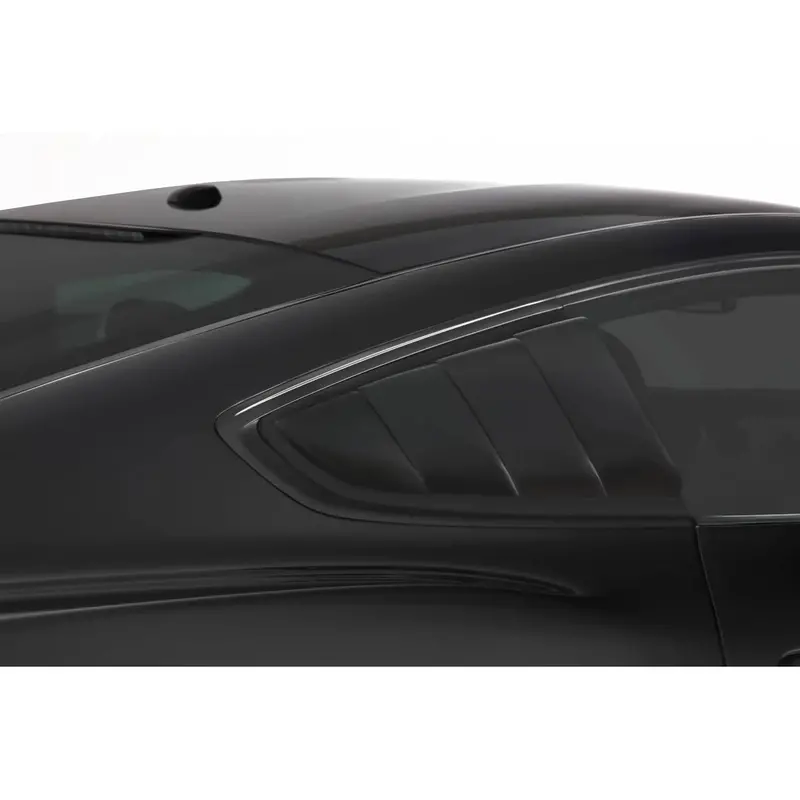 Gt Styling Smoke-Tinted Side Window Louvers – Designed For 2015–2023 Ford Mustang 1