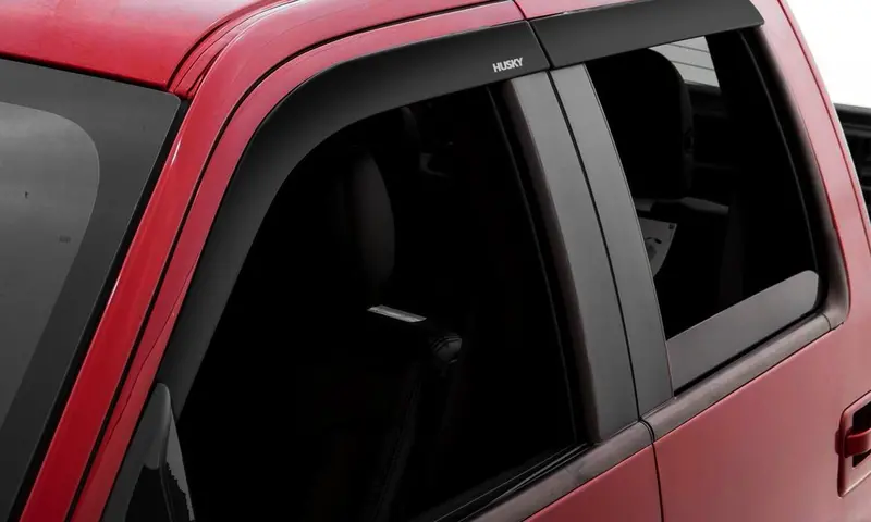 Husky Liners Low-Profile Ventvisor Deflectors – Smoke-Tinted, Outside-Mount, 4-Piece Kit 1