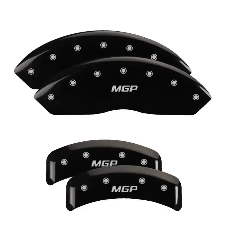 Mgp Engraved Caliper Covers – Front And Rear Set For 2002 Buick Lesabre (Black Finish W/ Silver Accents) 1