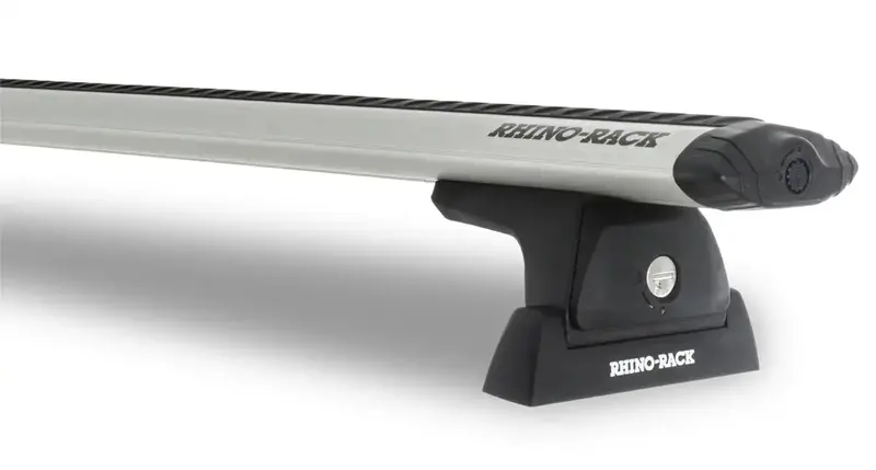 Rhino-Rack Ja9113 Vortex Rlt600 Ditch Mount Roof Rack – Single Silver Aluminum Crossbar 1