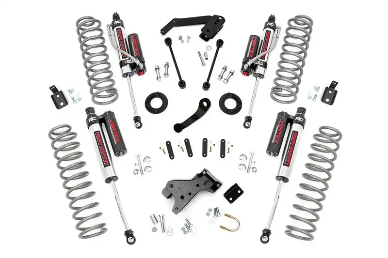Rough Country 68150 4-Inch Suspension Lift Kit With Vertex Reservoir Shocks 1