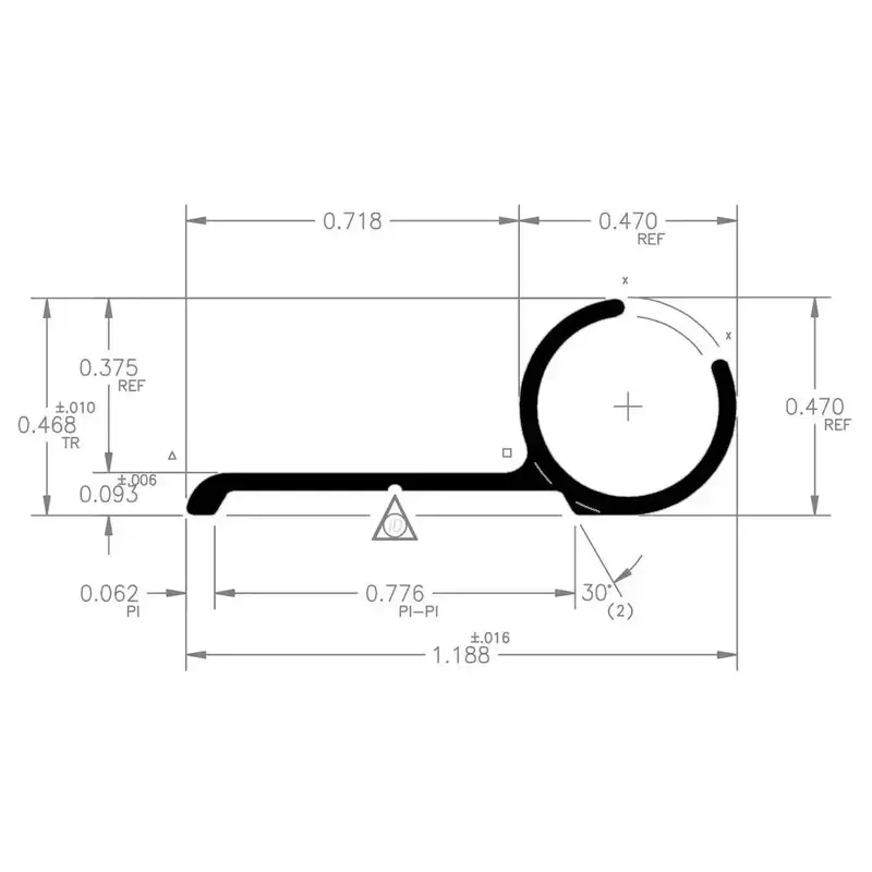 Standard Awning Rail – White, 16-Foot Length 1