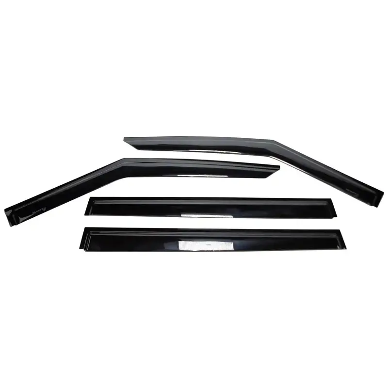 Trailfx 4818H Side Window Deflectors – Low-Profile Ventilation For All-Weather Use 1