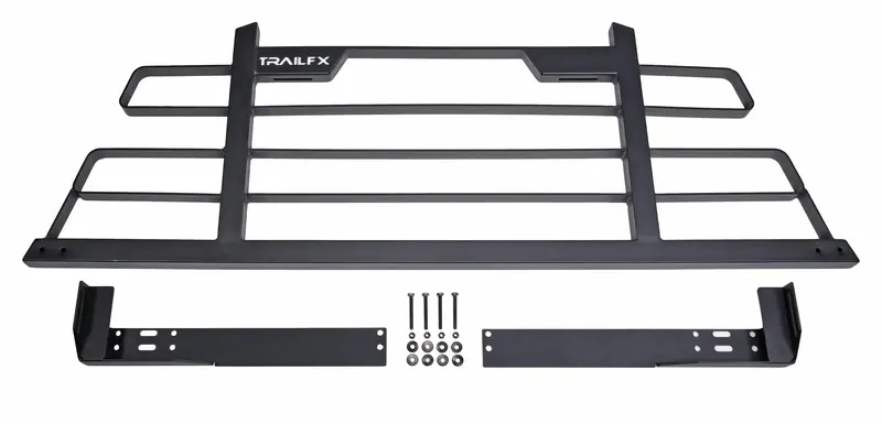 Trailfx Hr001B Powder-Coated Titanium Black Headache Rack For Truck Cabs 1